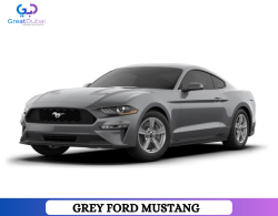 Rent the Grey Ford Mustang 2020 in Dubai with Great Dubai