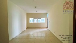 Empty 1 bhk master partial sea view with parking in Ajman one tower