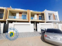 For exclusive sale, an excellent villa in Ajman, modern modern finishing, 5 rooms, at a very attractive price, 100% bank financing