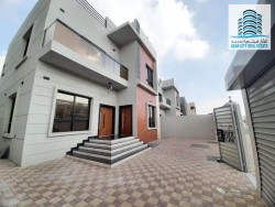 For sale, a villa in a prime location, very close to Sheikh Mohammed bin Zayed Road, without down payment, with the possibility of bank financing for