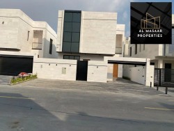 For sale of a villa in the best and most luxurious residential locations in the Yasmine area, directly on Sheikh Mohammed bin Zayed Road, with the bes