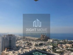SEA VIEW!! HIGH FLOOR!! LAVISH 2BHK CLOSED KITCHEN FLAT FOR SALE IN AJMAN ONE TOWER