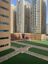 Studio for Rent in Ajman one tower with Parking
