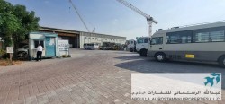 Warehouse & Plot for Leasing |Sajaa |Power 657 KW|