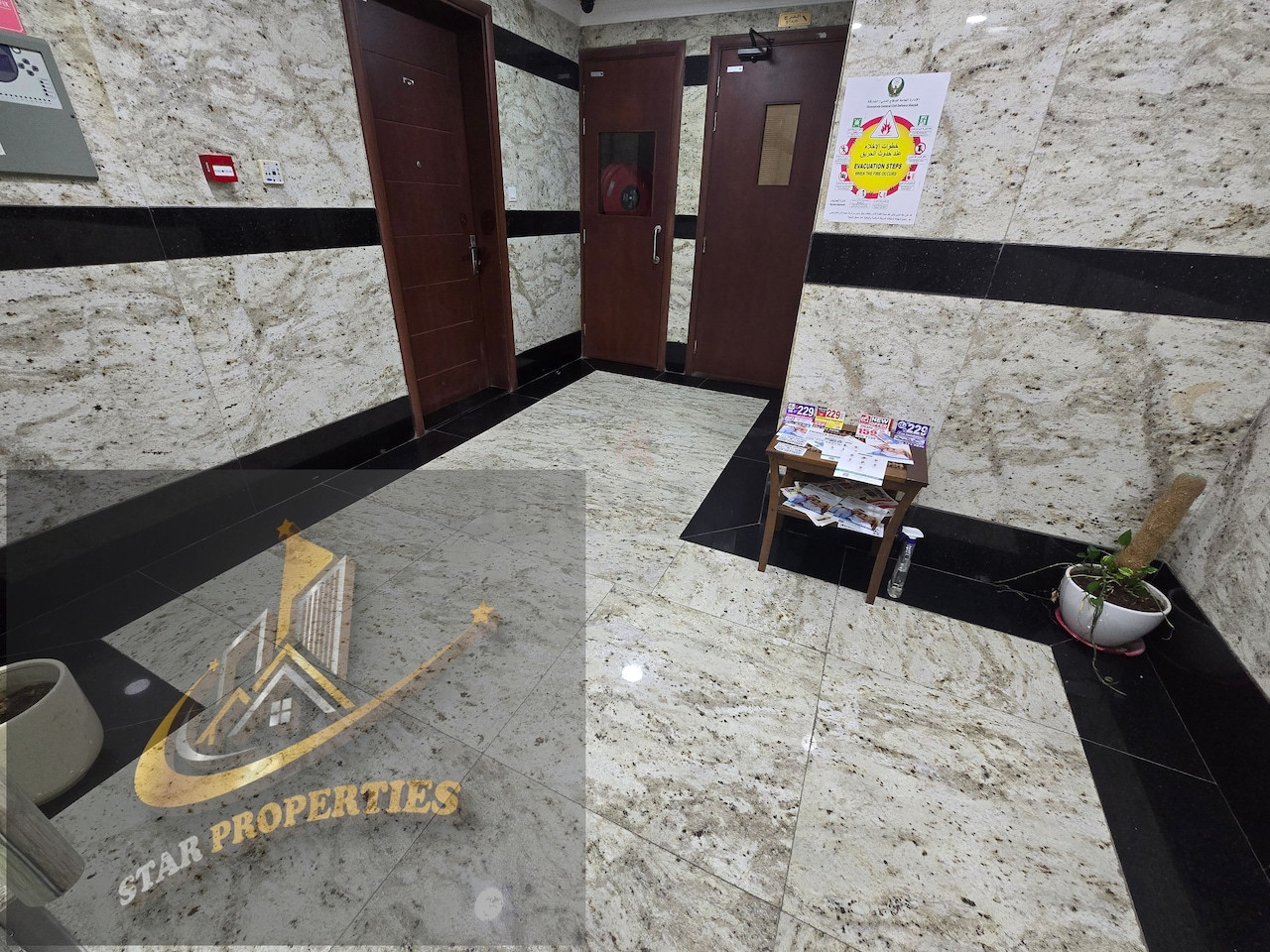 Spacious 1BHK in New Building Near main road – No Deposit